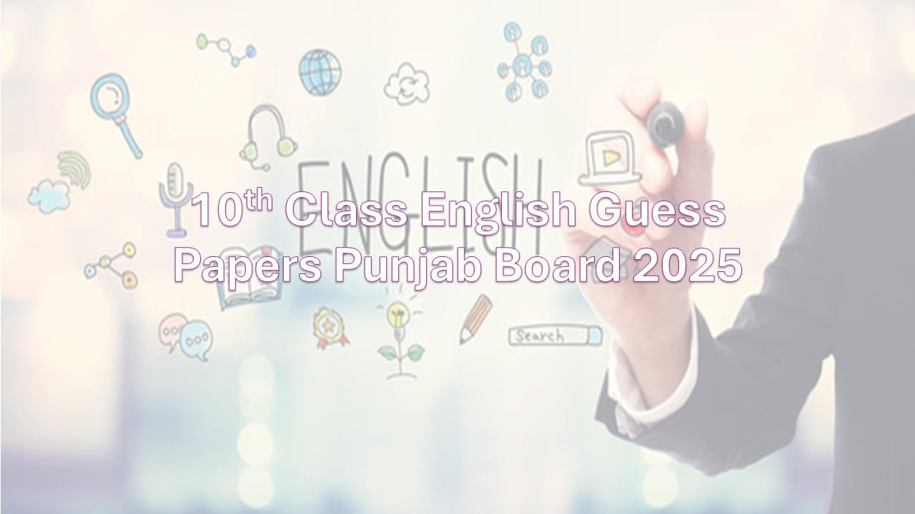 10th Class English Guess Papers